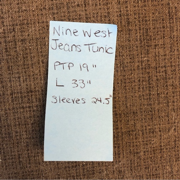 Nine West Jeans Tunic M NWT - Picture 6 of 6